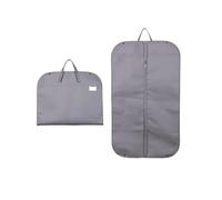Funda Protectora for Traje, portátil, for Viajes, Negocios, Plegable, for Colgar en el hogar(Silver Grey)