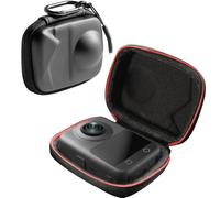 Funda protectora impermeable a prueba de golpes para cámara DJI Osmo 360, carcasa rígida totalmente cerrada, mini bolsa de almacenamiento con mosquetón desmontable, forro de terciopelo para accesorios