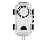 Funda Protectora Impermeable bajo el Agua para Insta360 X6 60M | Inserciones antivaho Vidrio templado óptico 98% de transmitancia Carcasa de buceo panorámica 360