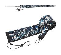 Funda protectora impermeable de neopreno ajustable para caña de pescar | Cubierta para caña de pescar para depósito de arroyos junto al río, lago y cañas de pescar