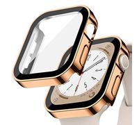 Funda Protectora Impermeable para Apple Watch 42mm 46mm 40mm 44mm 41mm 45mm,Protector de Pantalla de Vidrio Templado Integrado,Case PC Rígida para iWatch Serie 11 10 9 8 7 6 5 4 SE(NO PARA LA SERIE 3)