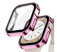 Funda Protectora Impermeable para Apple Watch 42mm 46mm 40mm 44mm 41mm 45mm,Protector de Pantalla de Vidrio Templado Integrado,Case PC Rígida para iWatch Serie 11 10 9 8 7 6 5 4 SE(NO PARA LA SERIE 3)