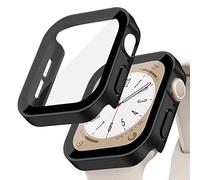 Funda Protectora Impermeable para Apple Watch 42mm 46mm 40mm 44mm 41mm 45mm,Protector de Pantalla de Vidrio Templado Integrado,Case PC Rígida para iWatch Serie 11 10 9 8 7 6 5 4 SE(NO PARA LA SERIE 3)