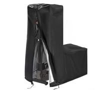 Funda protectora impermeable para elíptica, fabricada con tela Oxford y cordón para evitar que se levante por el viento (185 x 91 x 155 cm)