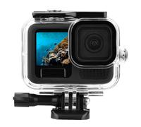 Funda protectora impermeable para GoPro Hero 13 negro/12, profundidad de 60 metros, acrílico de alta definición y vidrio templado, resistente a golpes y caídas, sello de silicona, fotografía