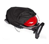 Funda protectora impermeable para parrilla de gas portátil Weber Q2000 Q200 Series con cierre de cordón para resistencia al viento y protección contra el polvo