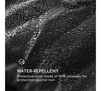 Funda protectora impermeable para reposera de terraza Blumfeldt de poliéster negro Blumfeldt