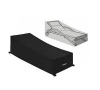 Funda protectora impermeable, resistente al viento y a los rayos UV, de tela Oxford 210D, para tomar el sol o para tumbona (210x75x40/8