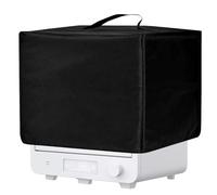 Funda Protectora Impermeable y Resistente al Calor para Microondas, 53x40x31cm, Cubierta para Horno Microondas Tostador Funda de Tela de Nailon, Plegable, Tostadores y Electrodomésticos Pequeños