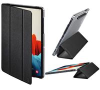 Hama 00188457 - Funda para Samsung Galaxy Tab S7 de 11 Pulgadas y S-Pen (función de Atril, Parte Trasera Transparente, Cierre magnético con Encendido automático), Color Negro
