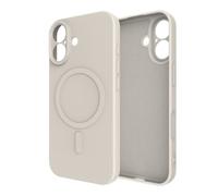 Funda MagSafe - JUST IN CASE - iPhone 17 - TPU Flexible - Beige - Bordes elevados
