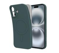 Funda MagSafe - JUST IN CASE - iPhone 17 - TPU ultra duradero - Verde oscuro - Forro de microfibra