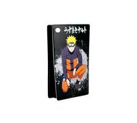 Funda protectora - KONIX - Naruto Shippuden - PS5 Slim - Silicona - Antichoque - Anti-rayones - Motivo Naruto - Negro