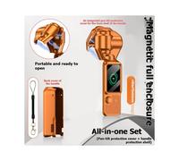 Funda Protectora Magnética Plegable para Cámara para Pocket 3, Cubierta Rígida y Kit de Accesorios de Almacenamiento y Transporte C