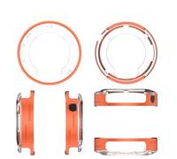 Funda Protectora metálica para CMF de Nothing Watch Pro 3 Smartwatch Diseño Minimalista Resistente a caídas y arañazos Resistencia a Impactos Protección Integral Bisel Carcasa (Naranja)