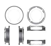 Funda Protectora metálica para CMF de Nothing Watch Pro 3 Smartwatch Diseño Minimalista Resistente a caídas y arañazos Resistencia a Impactos Protección Integral Bisel Carcasa (Gris)