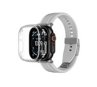 Funda protectora minimalista transparente para Apple Watch Ultra 3 de 49 mm.