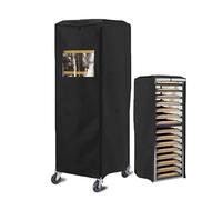 Funda Protectora Muebles Jardín, Funda for Rejilla for panecillos, 420D, Impermeable y Resistente al Polvo, con Cremallera, Ideal for paneras comerciales.