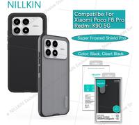 Funda protectora Nillkin Super Frosted Shield Pro a prueba de caídas con airbag para Xiaomi Poco F8 Pro 5G/Redmi K90 5G Cleart black