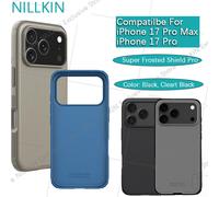 Funda Protectora Nillkin Super Frosted Shield Pro para iPhone 17 Pro Max/17Pro, Carcasa Rígida de TPU+PC con Airbag Anti-Caídas Black