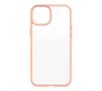 Funda para iPhone 15 Plus/14 Plus OtterBox React Series,Resistente a Golpes y caídas,Ultra-Fina, Protectora,Testada con los estándares Militares anticaídas, Transparente/Peach