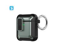 Funda protectora para AirPods - RNCYN - Rugged - Llavero integrado - Pólvora en grandes cantidades - AirPods compatibles 1/2/3/Pro