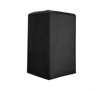 Funda protectora para altavoces activos, funda impermeable de material 210D, apta para altavoces de pie (30 x 28 x 45,7 cm) - Negro (15 x 16,5 x 26,5 pulgadas)