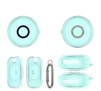 Funda Protectora para Anker Soundcore Sleep A30, Funda a Prueba de Golpes y Polvo con Gancho (Verde Transparente)