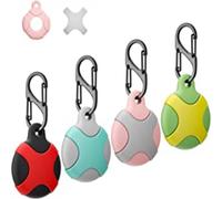 Funda protectora para Apple AirTags, soporte portátil de silicona impermeable y antiarañazos para AirTag, funda protectora de doble capa con
