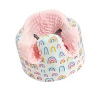 Funda protectora para asientos de bebé, diseño de arco iris, funda protectora acogedora y transpirable para asientos de bebé Bumbo, protector de silla de bebé