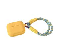 Funda protectora para auriculares Apple 4 con funda a prueba de golpes, llavero perdido Colo B2J9 cordón de dopamina de contraste