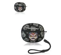 Funda protectora para auriculares Baseus Bowie MC1, funda de silicona suave con correa para el cuello, agradable al tacto y duradera, diseño de león negro