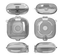 Funda protectora para auriculares de carcasa dura transparente para PC Beats Fit Pro con cordón