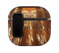 Funda protectora para auriculares de PC con historia de las pirámides del antiguo Egipto Egipto, compatible con AirPods 4