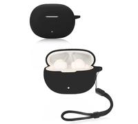 Funda protectora para auriculares Honor Choice X7i Bluetooth, funda de silicona suave con impermeable, a prueba de golpes y resistente a los arañazos, ideal para protección diaria, color negro