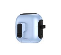 Funda protectora para auriculares Huawei FreeClip 2 con soporte, a prueba de golpes y polvo, cierre magnético, compatible con carga inalámbrica (azul negro)