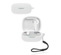 Funda protectora para auriculares inalámbricos JBL Wave Flex 2, funda de silicona suave impermeable, a prueba de golpes y resistente a los arañazos, ideal para la protección diaria, color blanco