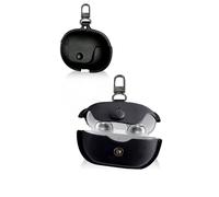 Funda protectora para auriculares inalámbricos Sennheiser ACCENTUM abiertos, funda de piel sintética suave, resistente a golpes y arañazos, estilo empresarial, color negro