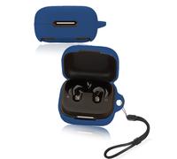 Funda protectora para auriculares inalámbricos Soundcore P30i, funda de silicona suave con cordón, agradable al tacto y duradero, color azul