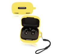 Funda protectora para auriculares inalámbricos Soundcore P30i, funda de silicona suave con cordón, agradable al tacto y duradero, color amarillo