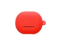 Funda protectora para auriculares inalámbricos SoundPeats Air 6 HS, funda de silicona suave compatible con SoundPeats Air 6 HS, a prueba de golpes, antiarañazos, color rojo