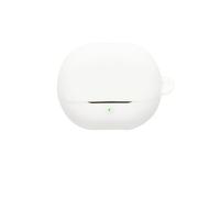 Funda protectora para auriculares inalámbricos SoundPeats Air 6 HS, funda de silicona suave compatible con SoundPeats Air 6 HS, a prueba de golpes, antiarañazos, color blanco