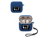 Funda protectora para auriculares JBL Tour Pro 3, funda de silicona suave con impermeable, a prueba de golpes y resistente a los arañazos, ideal para la protección diaria, color azul