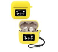 Funda protectora para auriculares JBL Tour Pro 3, funda de silicona suave con impermeable, a prueba de golpes y resistente a los arañazos, ideal para la protección diaria, color amarillo