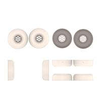 Funda protectora para auriculares JBL Tune 520BT de silicona resistente al desgaste (blanco)