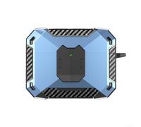 Funda protectora para auriculares JBL WAVE BEAM2 ABS con soporte para teléfono, clip para cinturón, bolsa de almacenamiento de 7 x 5 x 2 cm, color azul