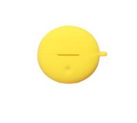 Funda protectora para auriculares OPPO Enco Clip2 de silicona suave, a prueba de golpes, antiarañazos, funda de carga con llavero (amarillo)