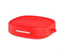 Funda protectora para auriculares Shokz OpenFit Pro, cubierta de silicona suave que absorbe los golpes, diseño totalmente envuelto a prueba de polvo con llavero, LED frontal visible, fácil de acceso