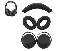 Funda protectora para auriculares Sony WH-1000XM4, funda protectora de silicona para auriculares 1000XM4, resistente al sudor y fácil de limpiar (negro)