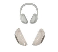Funda protectora para auriculares Sony WH-1000XM6-360°, a prueba de golpes, impermeable, carcasa rígida transparente (gris transparente)